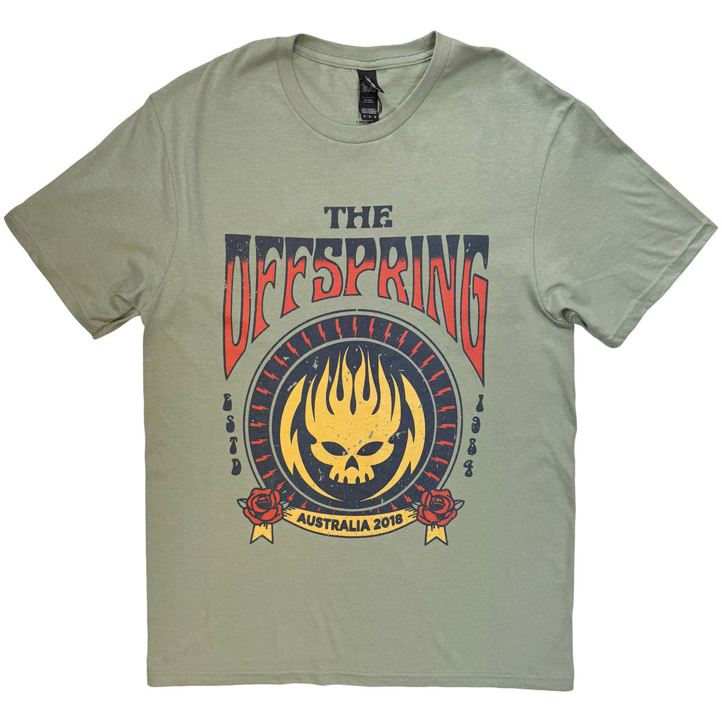 The Offspring - Australia 2018 - Green t-shirt