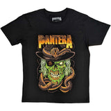 Pantera - Snake & Skull - Black  T-shirt