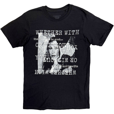 Alanis Morissette - Whether With - Black  t-shirt