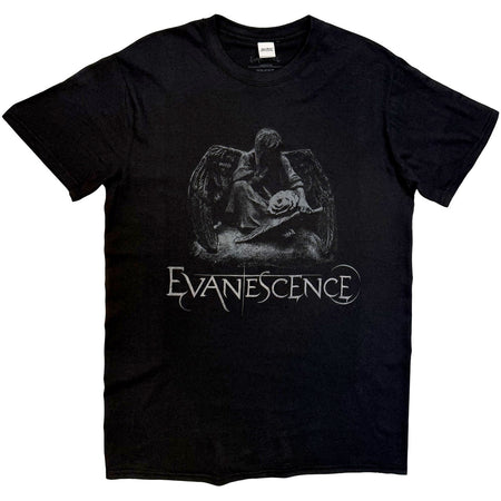 Evanescence - Angel Statue - Black t-shirt