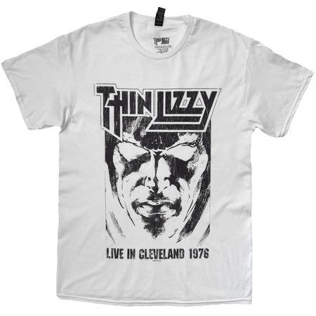 Thin Lizzy - Jailbreak Live In Cleveland '76- White t-shirt