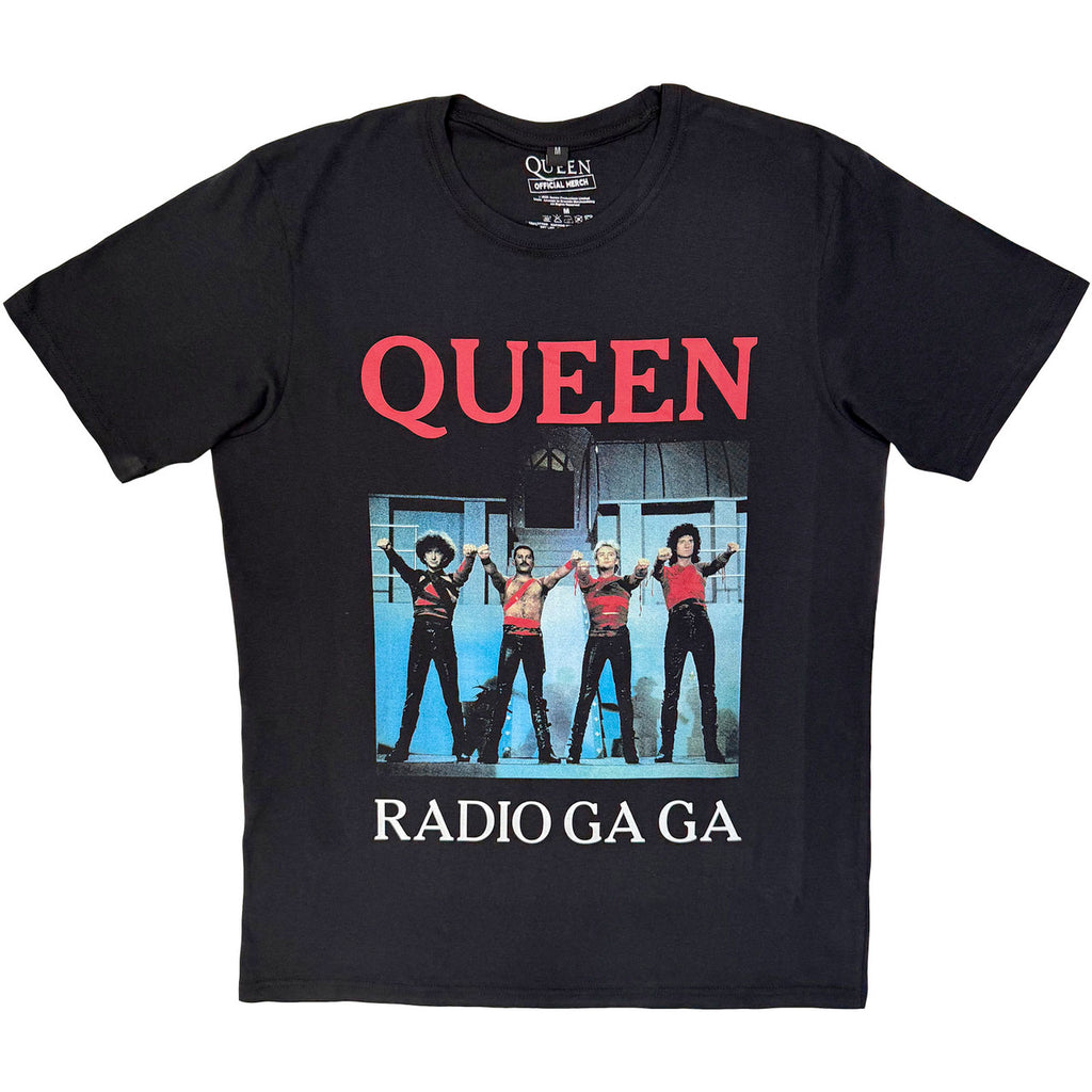 Queen - Radio Ga Ga  - Black Carbon t-shirt
