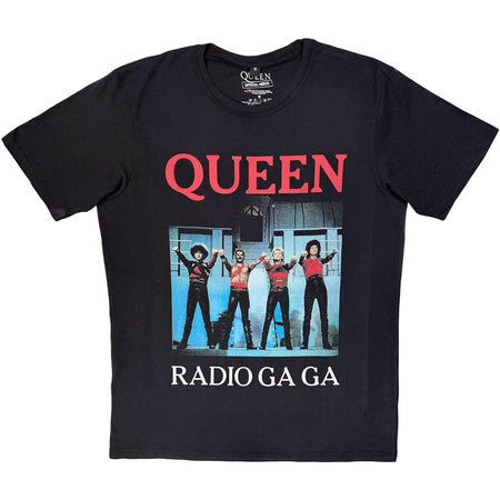 Queen - Radio Ga Ga  - Black Carbon t-shirt