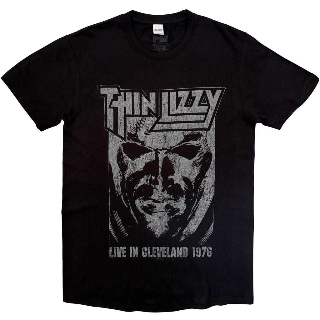 Thin Lizzy - Jailbreak Live In Cleveland '76- Black t-shirt