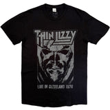 Thin Lizzy - Jailbreak Live In Cleveland '76- Black t-shirt