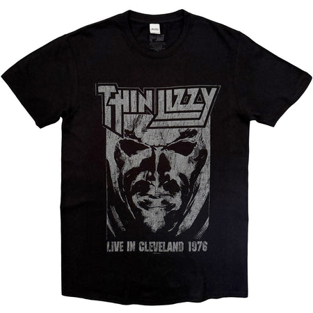 Thin Lizzy - Jailbreak Live In Cleveland '76- Black t-shirt