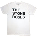 The Stone Roses - Left Justified Text - Jumbo Print - White t-shirt