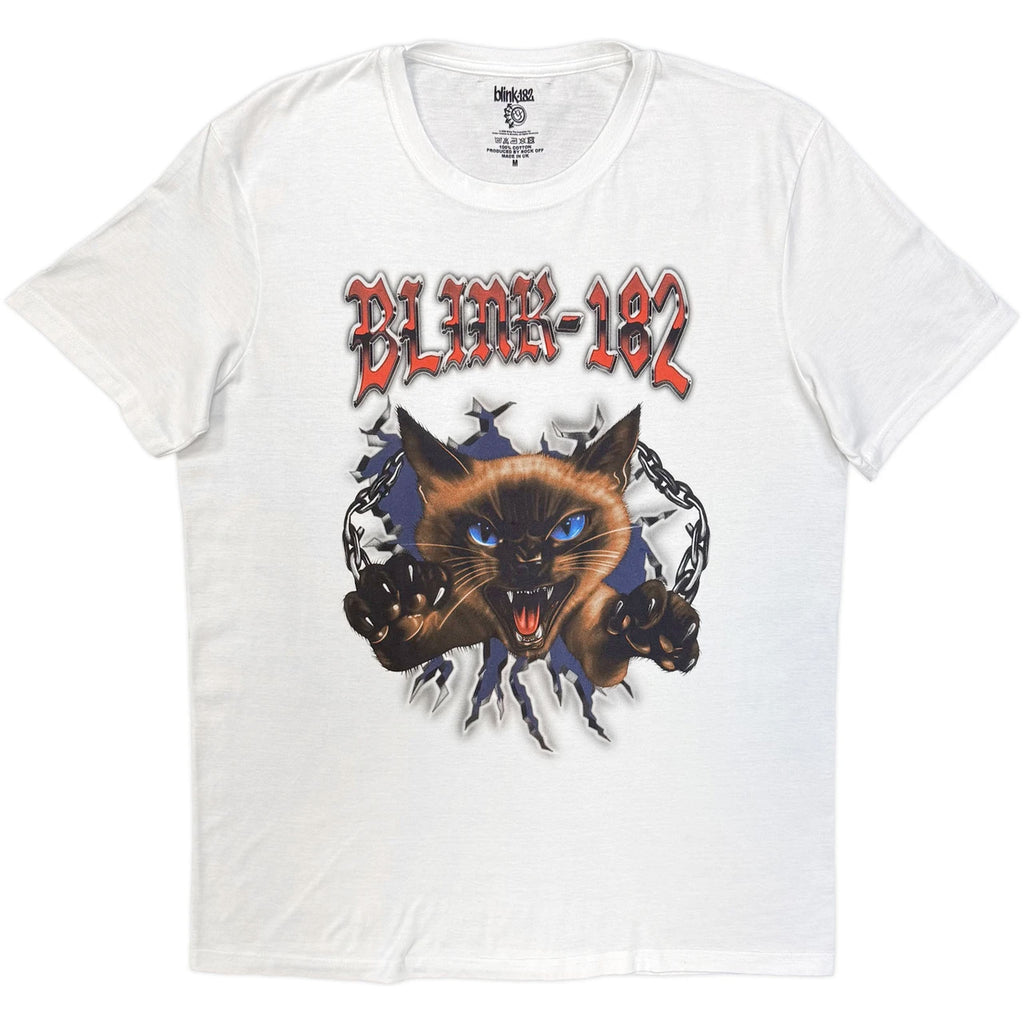 Blink 182 - Cheshire Cat - White t-shirt