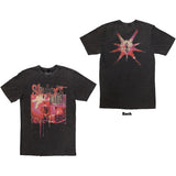 Slipknot - Album Splatter - Charcoal Grey Stone Wash t-shirt