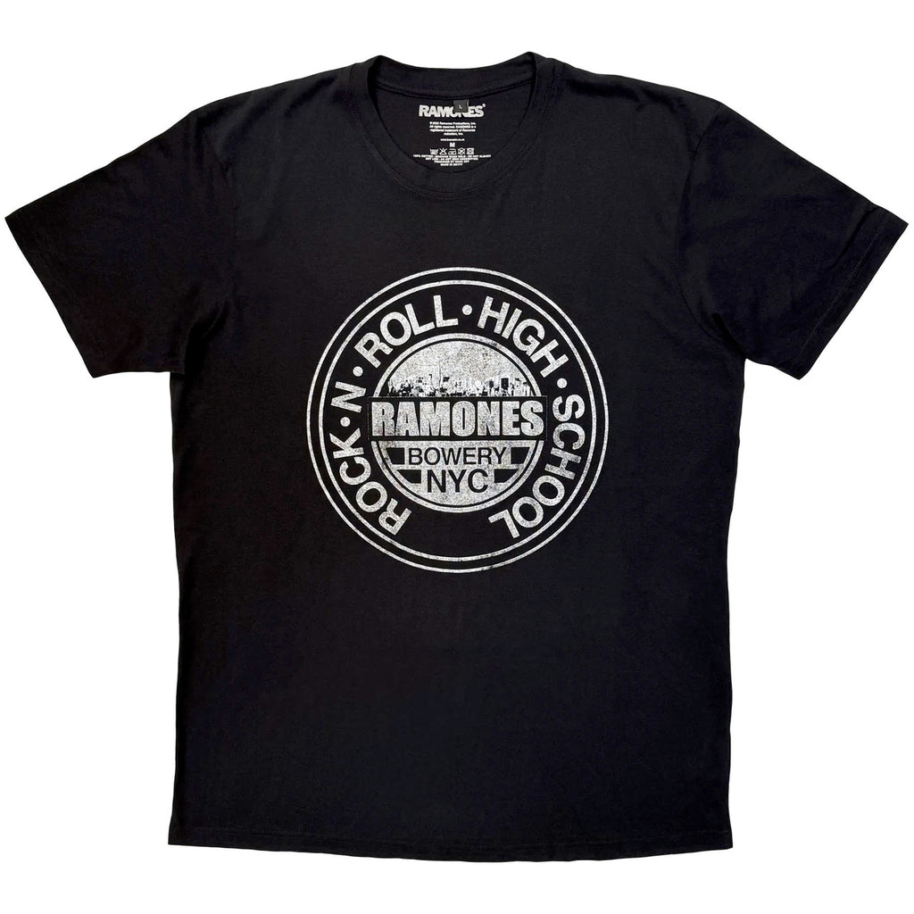 Ramones - Rock N Roll High School  - Black Carbon t-shirt