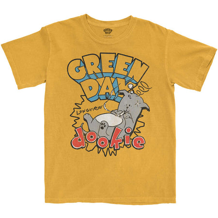 Green Day - Dookie Longview - Orange t-shirt