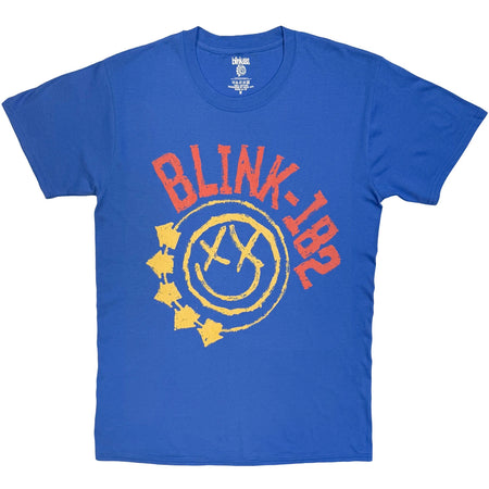 Blink 182 - Smile Arrow -  Blue t-shirt