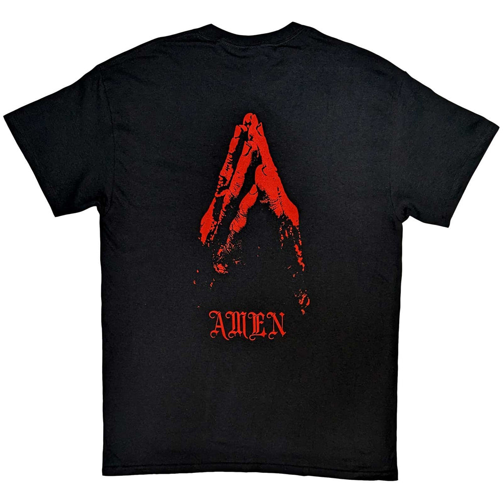 Bring Me The Horizon Praying Amend Black tshirt burning airlines