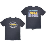 Oasis - 1998 World Tour-USA/Canada - Navy Blue t-shirt