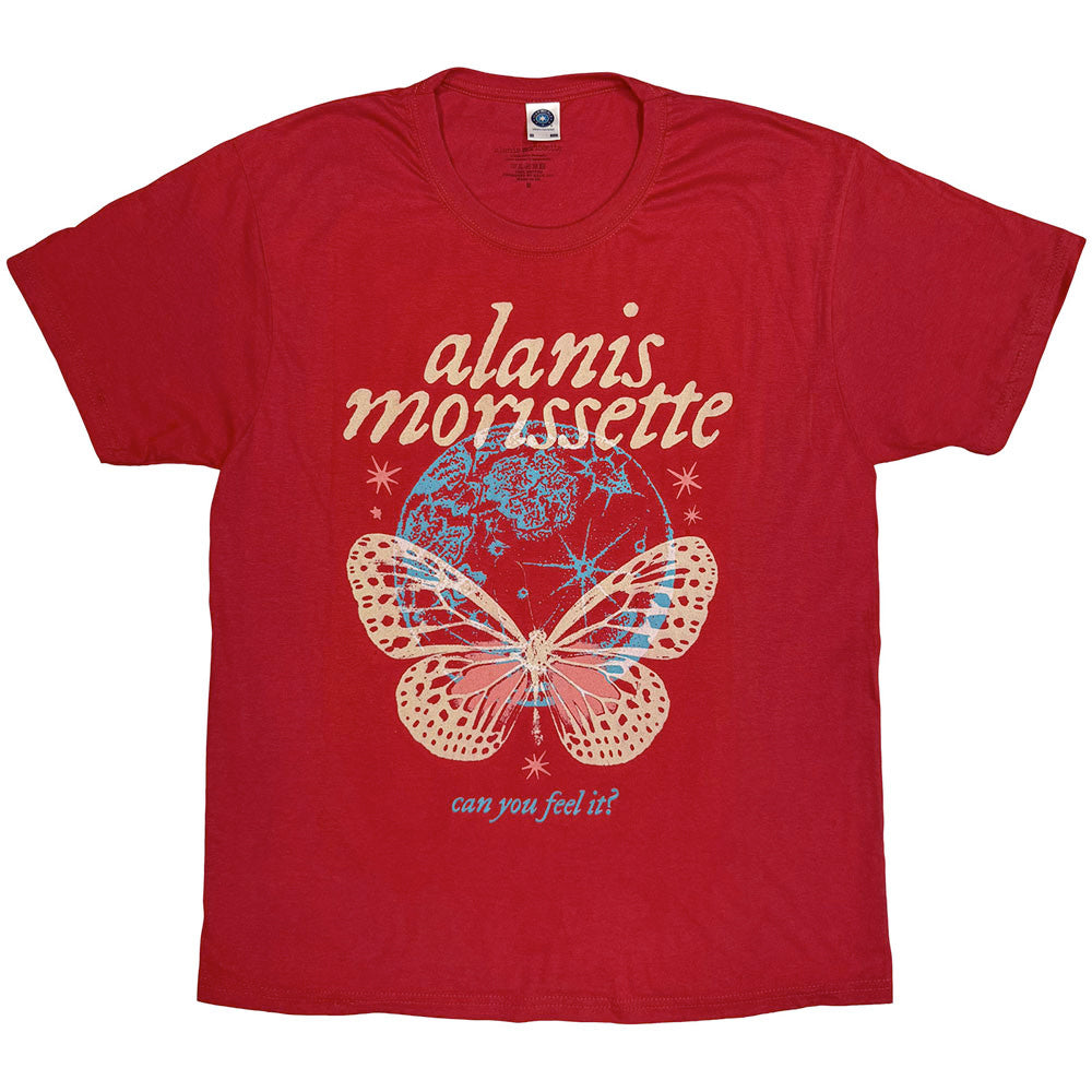 Alanis Morissette - Can You Feel It - Red  t-shirt