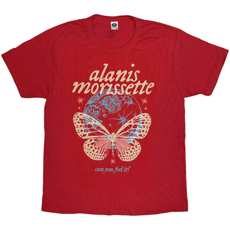 Alanis Morissette - Can You Feel It - Red  t-shirt