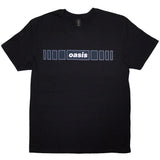 Oasis - Horizontal Bars Logo - Black t-shirt