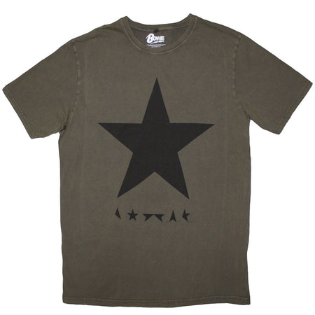 David Bowie - Blackstar - Green Stone Wash t-shirt