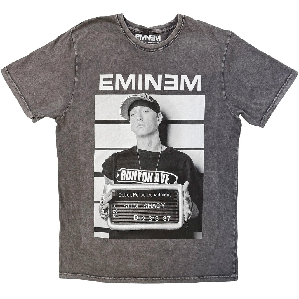 Eminem - Arrest - Stone Wash Charcoal Grey t-shirt