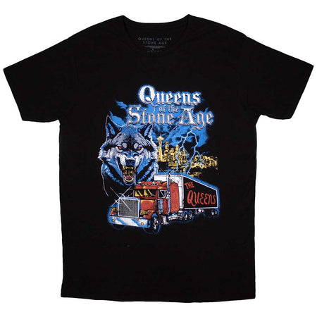 Queens Of The Stone Age - WOLD Skyline - Black  t-shirt