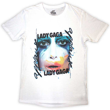 Lady Gaga - Artpop Facepaint - White  T-shirt
