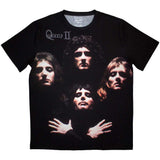 Queen - Bo Rhap Classic - Sublimation Print Black t-shirt