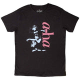 A-ha - Vertical Logo - Black t-shirt