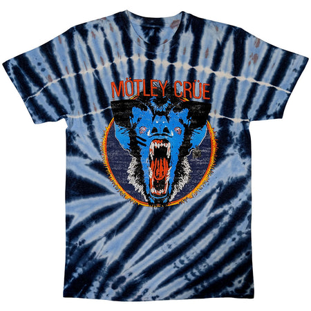 Motley Crue - Screaming Animal - Light Blue Dye Wash  t-shirt