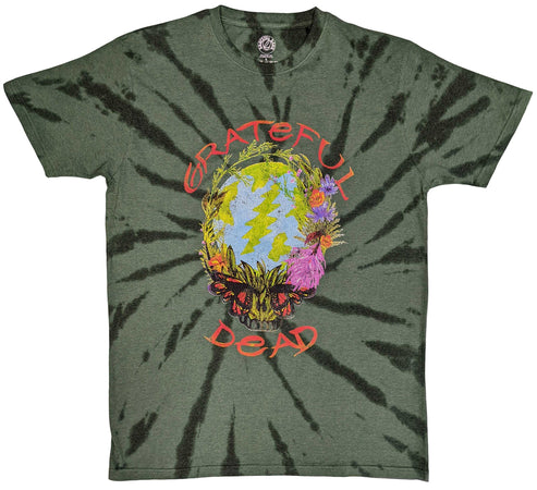 Grateful Dead - Forest Dead - Dye Wash Green T-shirt