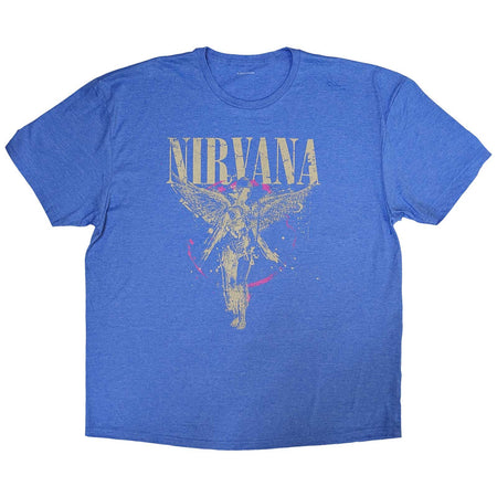 Nirvana - Kurt Cobain - In Utero - Light Blue t-shirt