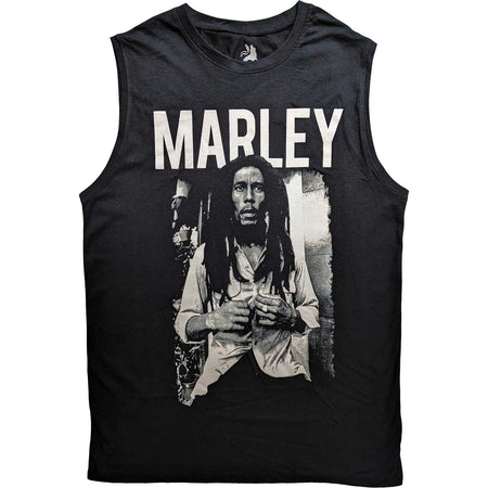 Bob Marley - Marley Black & White - Black Tank t-shirt