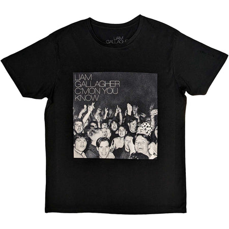 Oasis - Liam Gallagher-C'mon You Know - Black t-shirt