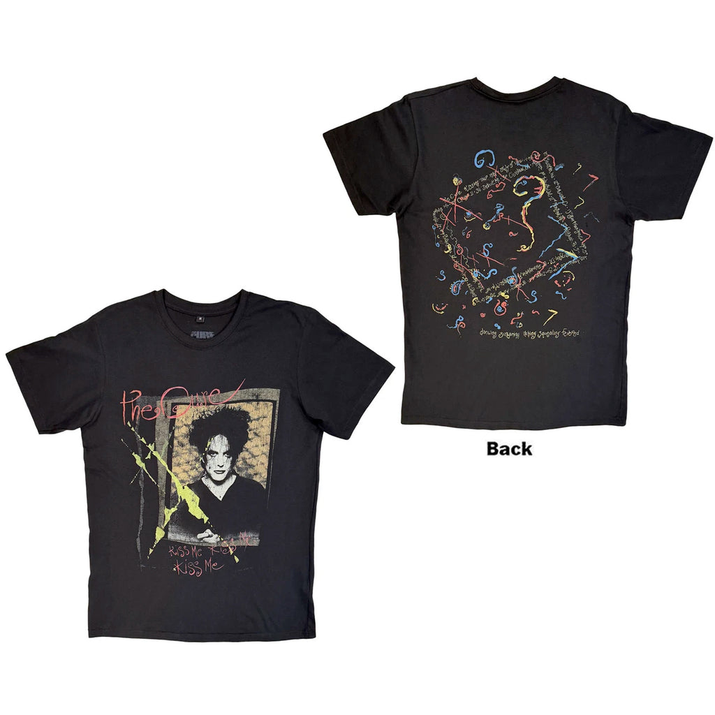 The Cure - Kiss Me Vintage - Black Carbon t-shirt