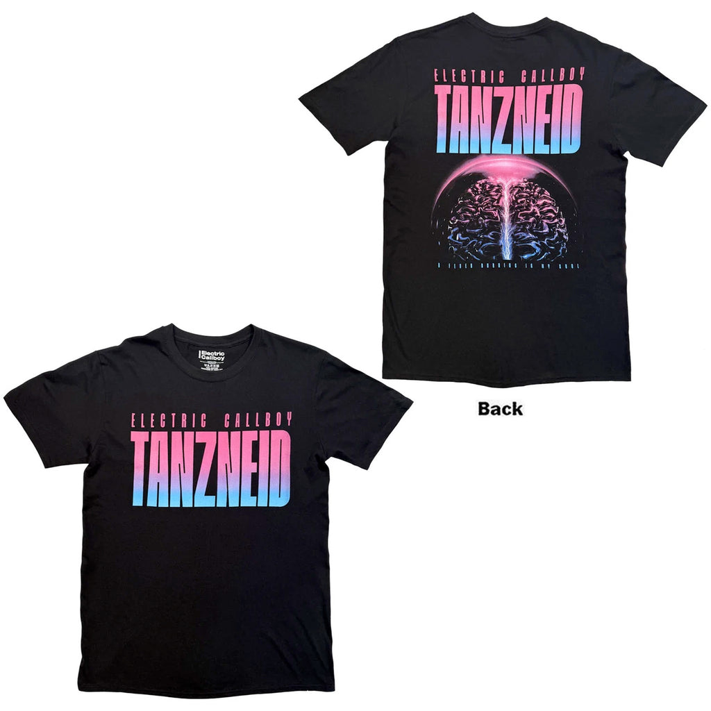 Electric Callboy - Tanzneid Cover Art F & B - Black  t-shirt