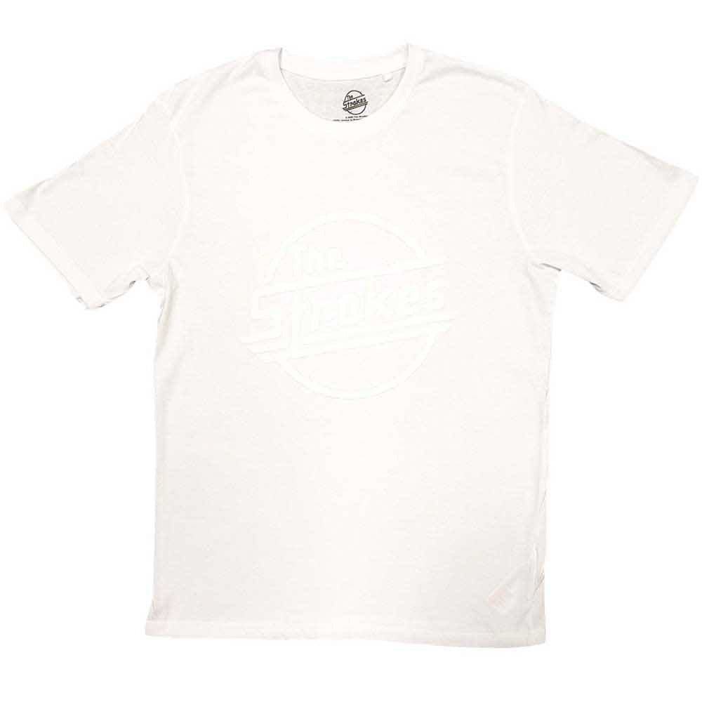 The Strokes - OG Magna Hi Build Logo -  White t-shirt