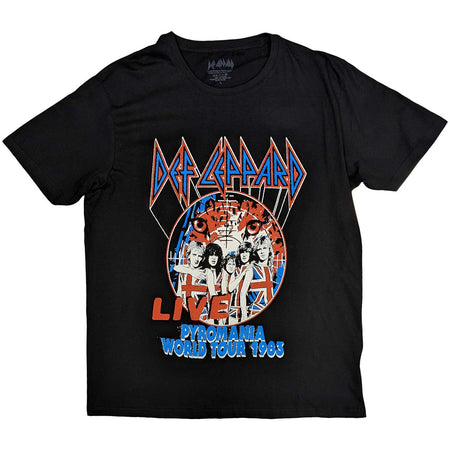 Def Leppard - Pyro World Tour - Black t-shirt