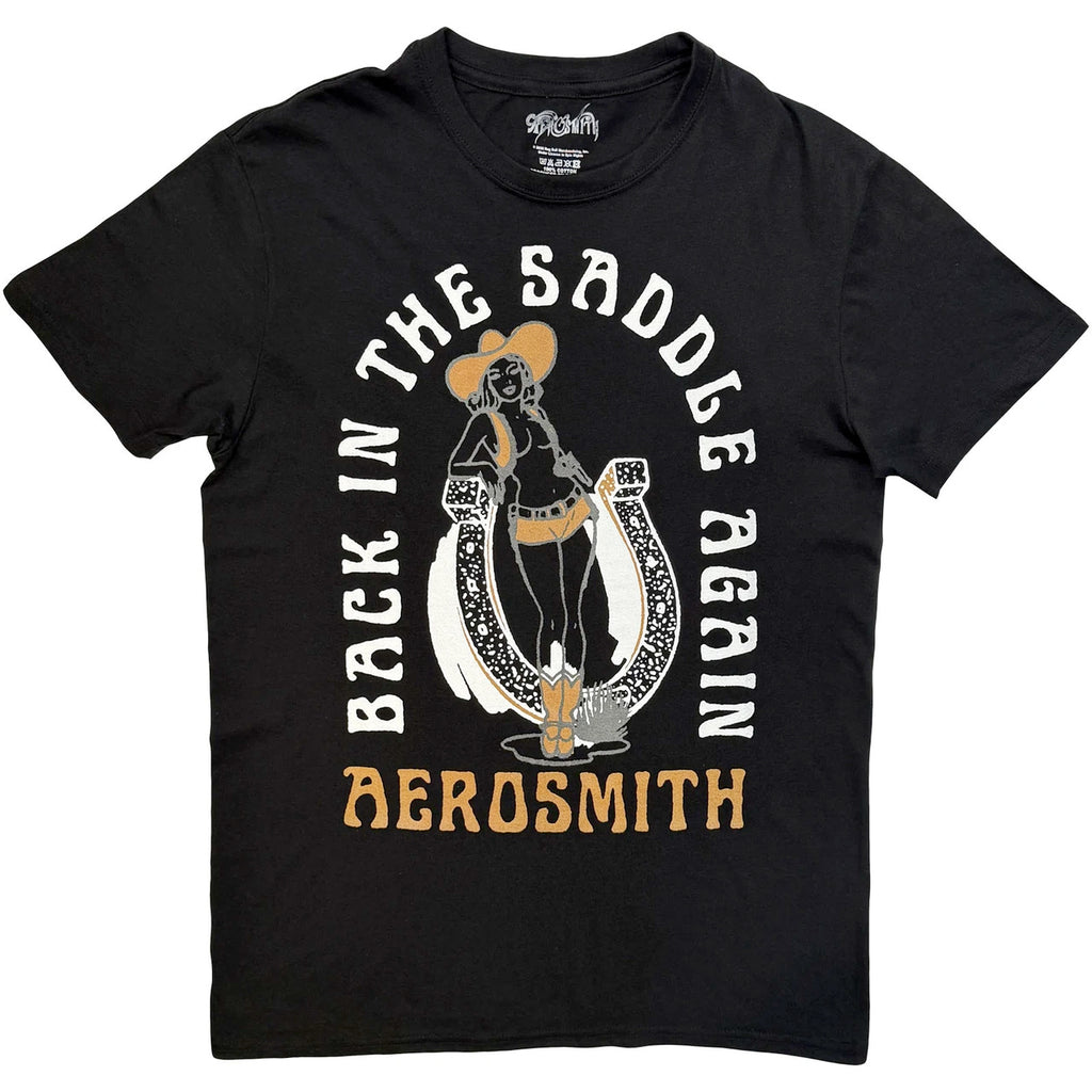Aerosmith - Back In The Saddle - Black t-shirt