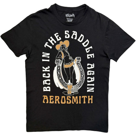 Aerosmith - Back In The Saddle - Black t-shirt