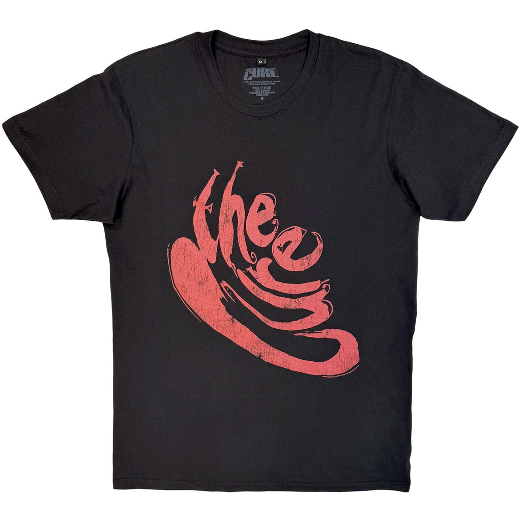The Cure - Swirl Logo - Black Carbon t-shirt