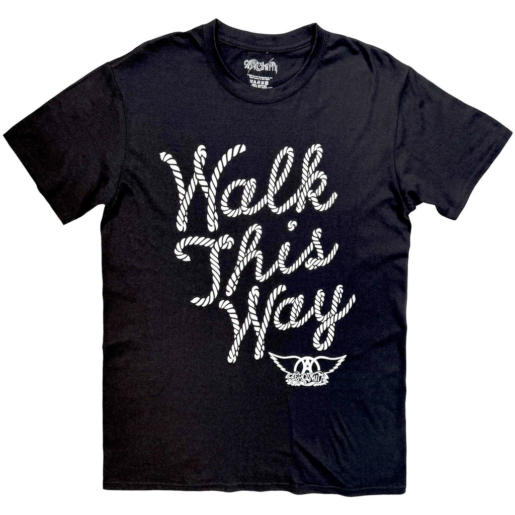 Aerosmith - Walk This Way - Black t-shirt