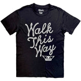 Aerosmith - Walk This Way - Black t-shirt