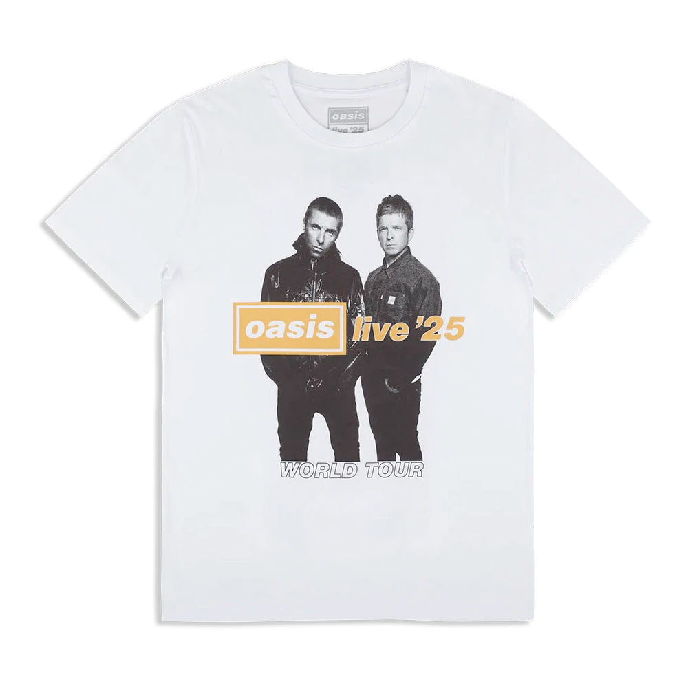 Oasis - Gold Photo Live '25 Limited Ex-Tour - White t-shirt