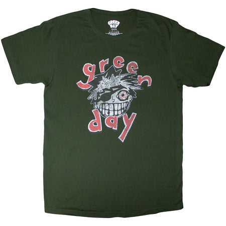 Green Day - Eye Patch - Green t-shirt