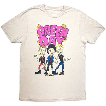 Green Day - Walking Zombies - Sand  t-shirt
