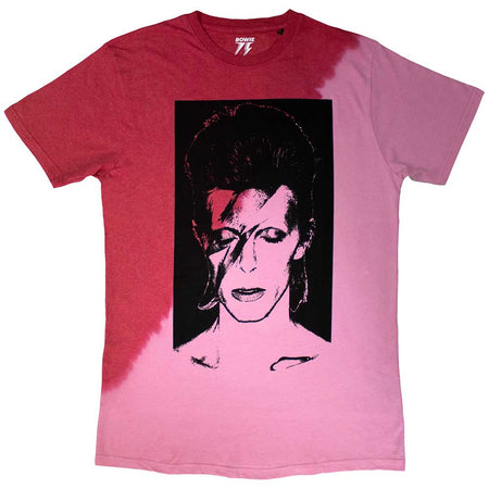 David Bowie - Aladdin Sane - Red Dye Wash t-shirt