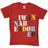 The Stone Roses - Adored - Red  t-shirt