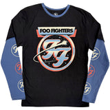 Foo Fighters - Comet - Black & Denim Blue Layered Longsleeve  t-shirt