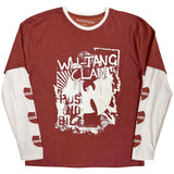 Wu-Tang Clan - Graffiti - Red & White Layered Longsleeve  t-shirt
