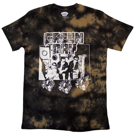 Green Day - Rev Radio - Black -  Dye. Wash t-shirt