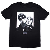 Oasis - Noel & Liam Square Photo - Black T-shirt